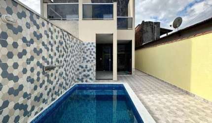 SOBRADO NOVO 2 SUÍTES PISCINA E CHURRASQUEIRA 500 M MAR ITANHAÉM SP