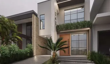 Belíssima Casa de Alto Padrão em Condomínio Clube no Deltaville em Biguaçu/SC!