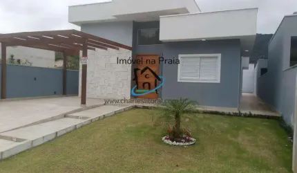 Casa em Condomínio para Venda em Caraguatatuba, Praia da Mococa, 3 dormitórios, 1 suíte, 2 banheiros, 3 vagas