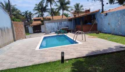 Casa para Venda em Caraguatatuba, Massaguaçu, 2 dormitórios, 1 banheiro, 3 vagas
