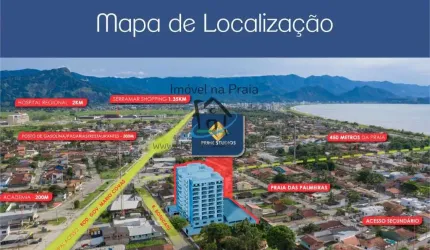 Apartamento para Venda em Caraguatatuba, Praia das Palmeiras, 1 dormitório, 1 banheiro, 1 vaga