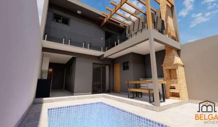 Casa para Venda em Atibaia, Alvinópolis, 3 dormitórios, 1 suíte, 3 banheiros, 2 vagas