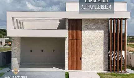 Casa no Cond. Alphaville Belém - Maracacuera (Icoaraci) - Belém/PA