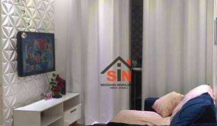 Apartamento com 2 dormitórios à venda, 50 m² por R$ 280.000,00 - Jardim Guilhermino - Guarulhos/SP