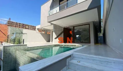 Sobrado com 4 dormitórios à venda, 305 m² por R$ 3.500.000,00 - Condomínio Real Park - Arujá/SP