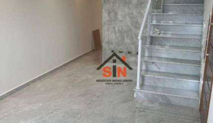 Sobrado com 2 dormitórios à venda, 74 m² por R$ 390.000,00 - Parque Residencial Scaffid II - Itaquaquecetuba/SP