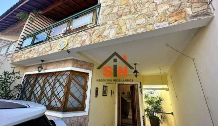 Lindo Sobrado com 3 dormitórios,3 Suítes, 4 banheiros.à venda, 166 m² por R$ 1.325.000 - Vila São Judas Tadeu - Guarulhos/SP