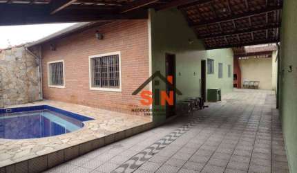 Casa com 3 dormitórios à venda, 183 m² por R$ 550.000,00 - Centro - Mongaguá/SP