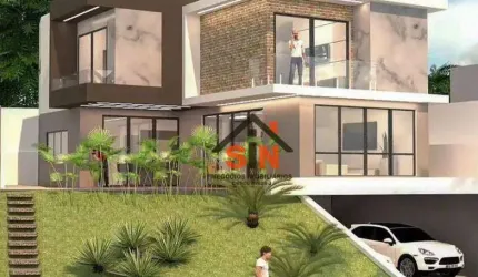 Sobrado com 3 dormitórios à venda, 295 m² por R$ 2.850.000,00 - Condomínio Real Park - Arujá/SP