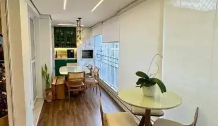 Apartamento 3 suites, varanda gourmet, andar alto - Mocca Mobíliado