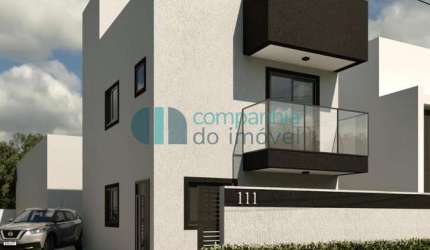 Sobrado em Condomínio com terraço, suíte, novo