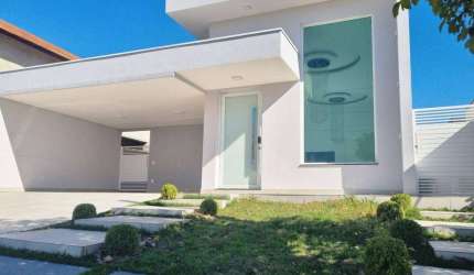 Casa moderna, com 3 suites, área gourmet e piscina, para locação ou venda no Condomínio UNA em Itu/SP