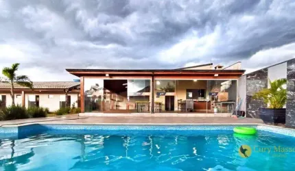 Magnífica chácara com 5 suítes, 1300 m² - venda por R$ 1.100.000 ou aluguel por R$ 5.200/mês - Buru - Salto/SP