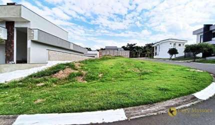 Sensacional lote de esquina com 455m² e topografia TOP, à venda por R$ 325.000 - Condomínio Mirante dos Ipês - Salto/SP
