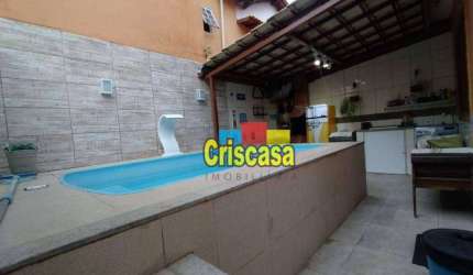 Casa com 3 dormitórios à venda, 92 m² por R$ 730.000,00 - Palmeiras - Cabo Frio/RJ