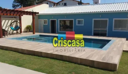 Casa com 4 dormitórios à venda, 296 m² por R$ 2.500.000,00 - Palmeiras - Cabo Frio/RJ
