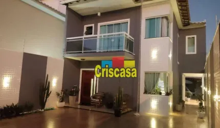 Casa com 3 dormitórios à venda, 150 m² por R$ 1.250.000,00 - Novo Portinho - Cabo Frio/RJ