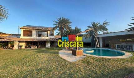Casa com 4 dormitórios à venda, 453 m² por R$ 4.300.000,00 - Ogiva - Cabo Frio/RJ