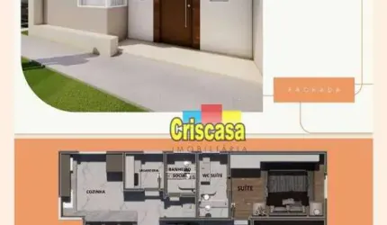 Casa à venda, 65 m² por R$ 350.000,00 - Guriri - Cabo Frio/RJ