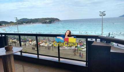 Apartamento, 160 m² - venda por R$ 3.500.000,00 ou aluguel por R$ 12.950,00/mês - Centro - Cabo Frio/RJ