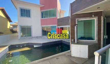 Casa com 4 dormitórios à venda, 210 m² por R$ 930.000,00 - Peró - Cabo Frio/RJ