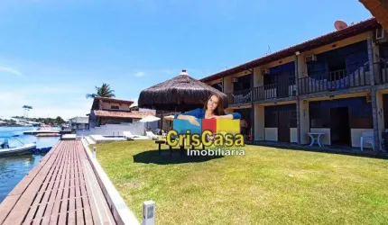 Canal navegável: Casa dos sonhos com 3 quartos na Ogiva/Cabo Frio