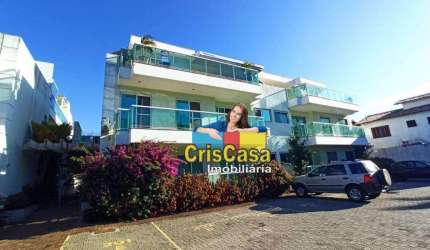 Cobertura com 2 dormitórios à venda, 120 m² por R$ 480.000,00 - Palmeiras - Cabo Frio/RJ