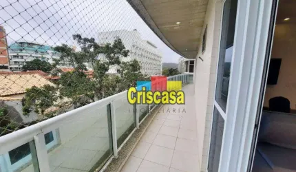 Apartamento com 3 dormitórios à venda, 111 m² por R$ 780.000,00 - Passagem - Cabo Frio/RJ