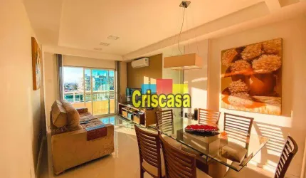 Apartamento com 3 dormitórios à venda, 105 m² por R$ 650.000,00 - Braga - Cabo Frio/RJ