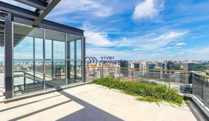 COBERTURA BROOKLIN - 410M2 - 4 SUITES - 5 VAGAS - PROX SHOPPING MORUMBI