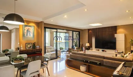 Apartamento alto padrão, 146 m², duas suítes e escritório.