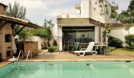 Jardim Leonor - Excelente projeto arquitetônico com piscina, jardim e churrasqueira!