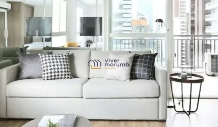 APARTAMENTO NO MELHOR DO BROOKLIN/ 1 DORMITÓRIO/ 63mts²/ 1VAGA/ MOBILIADO/ CONFIRA!!!