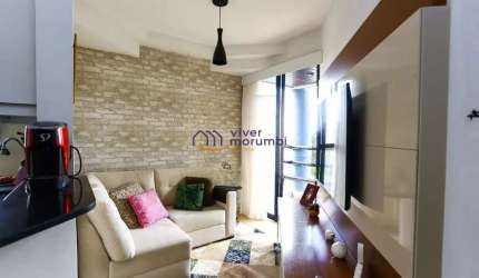 APARTAMENTO MOBILIADO, 43 m², PRÓXIMO AO PORTAL DO MORUMBI.
