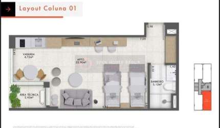 Open House vende LOFT em Icaraí (entre R. Gavião Peixoto e Av. Roberto Silveira)