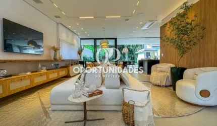 Luxuosa e Novíssima Casa À Venda com 362 m², 6 Suítes, em Riviera de São Lourenço - Bertioga SP.