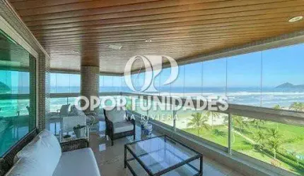Cobertura à venda, Pé na areia Frontal, 4 Suítes, em Riviera de São Lourenço, Bertioga -SP