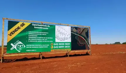 Áreas para venda - frente para BR 277