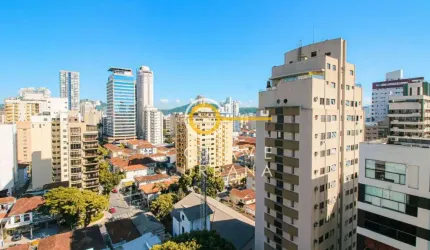 Flat à venda, 57 m² por R$ 490.000,00 - Gonzaga - Santos/SP