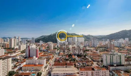Apartamento com 1 dormitório à venda, 52 m² por R$ 599.000,00 - Campo Grande - Santos/SP