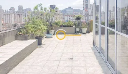 Cobertura com 3 dormitórios à venda, 215 m² por R$ 900.000,00 - Boqueirão - Santos/SP
