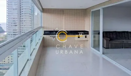 Apartamento com 3 dormitórios à venda, 147 m² por R$ 1.755.000,00 - Canto do Forte - Praia Grande/SP