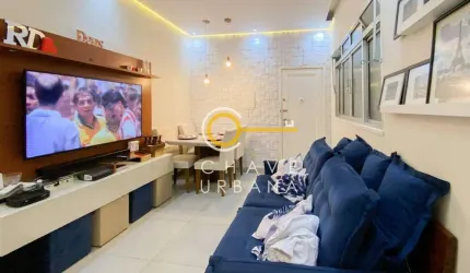 Apartamento com 2 dormitórios à venda, 65 m² por R$ 480.000,00 - Embaré - Santos/SP