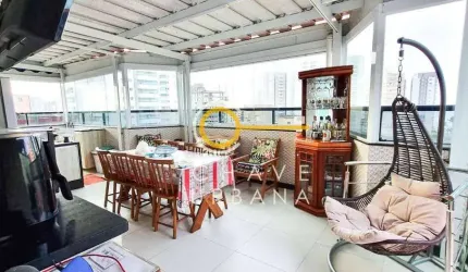 Cobertura com 3 dormitórios à venda, 115 m² por R$ 650.000 - Vila Caiçara - Praia Grande/SP