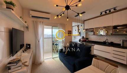 Apartamento com 1 dormitório à venda, 38 m² por R$ 410.000,00 - Macuco - Santos/SP