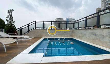 Cobertura com 4 dormitórios à venda, 348 m² por R$ 4.240.000,00 - Aparecida - Santos/SP