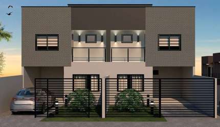 Casa em condomínio fechado com 3 quartos à venda na Rua João Barwik, 89, Cachoeira, Curitiba, 118 m2 por R$ 742.916