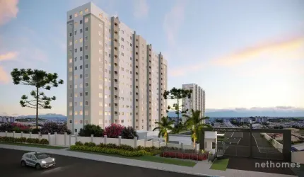 Apartamento com 2 quartos à venda na Rodovia BR-116, 18727, Pinheirinho, Curitiba, 44 m2 por R$ 349.990