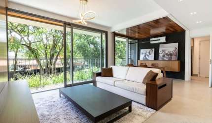 Apartamento com 1 quarto à venda na Rua Itapé-acu, 153, Cidade Jardim, São Paulo, 84 m2 por R$ 2.200.000