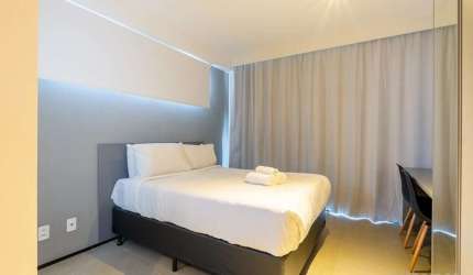 Apartamento com 1 quarto à venda na Avenida dos Imarés, 288, Indianópolis, São Paulo, 27 m2 por R$ 499.000